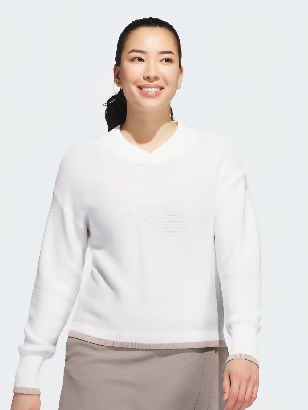 Womens Adidas Ultimate Classic Knit Golf Sweater Size Large MSRP $120